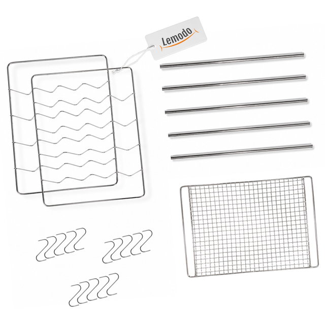 Zubehör-Set für Räucherofen mit Fischkörben und Räuchergitter Zubehör-Set für Räucherofen mit Fischkörben und Räuchergitter